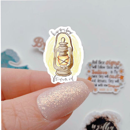 Bride of Christ Lamp Mini Sticker