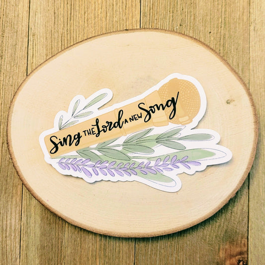 Sing the Lord a New Song Sticker