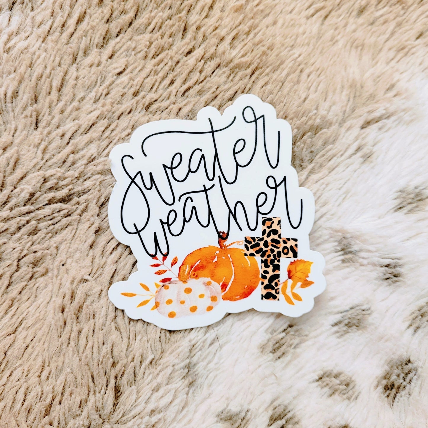 Sweater Weather Fall Sticker