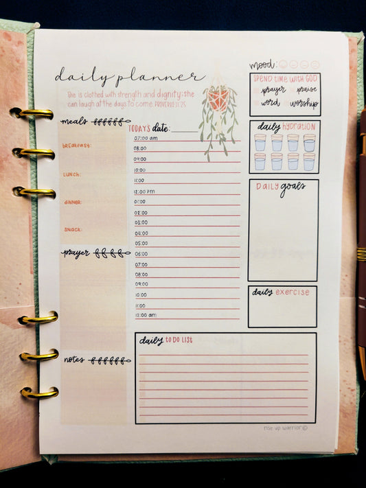 Daily Planner Refill