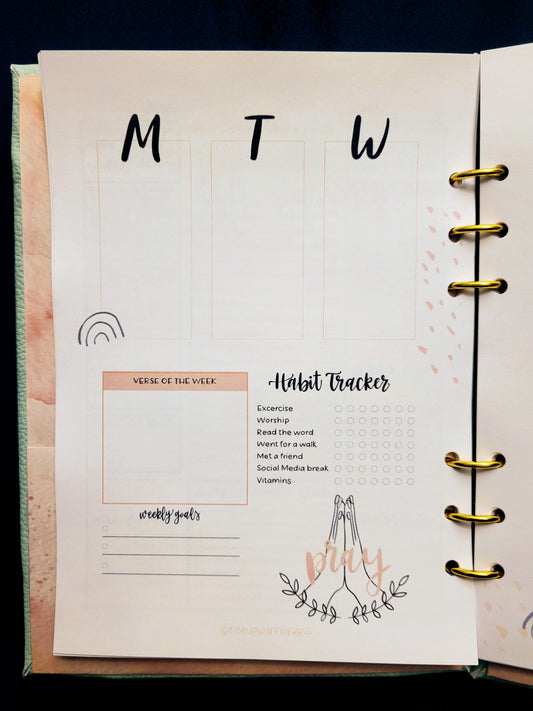 Weekly Planner Refill