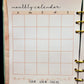 Monthly Planner Refill