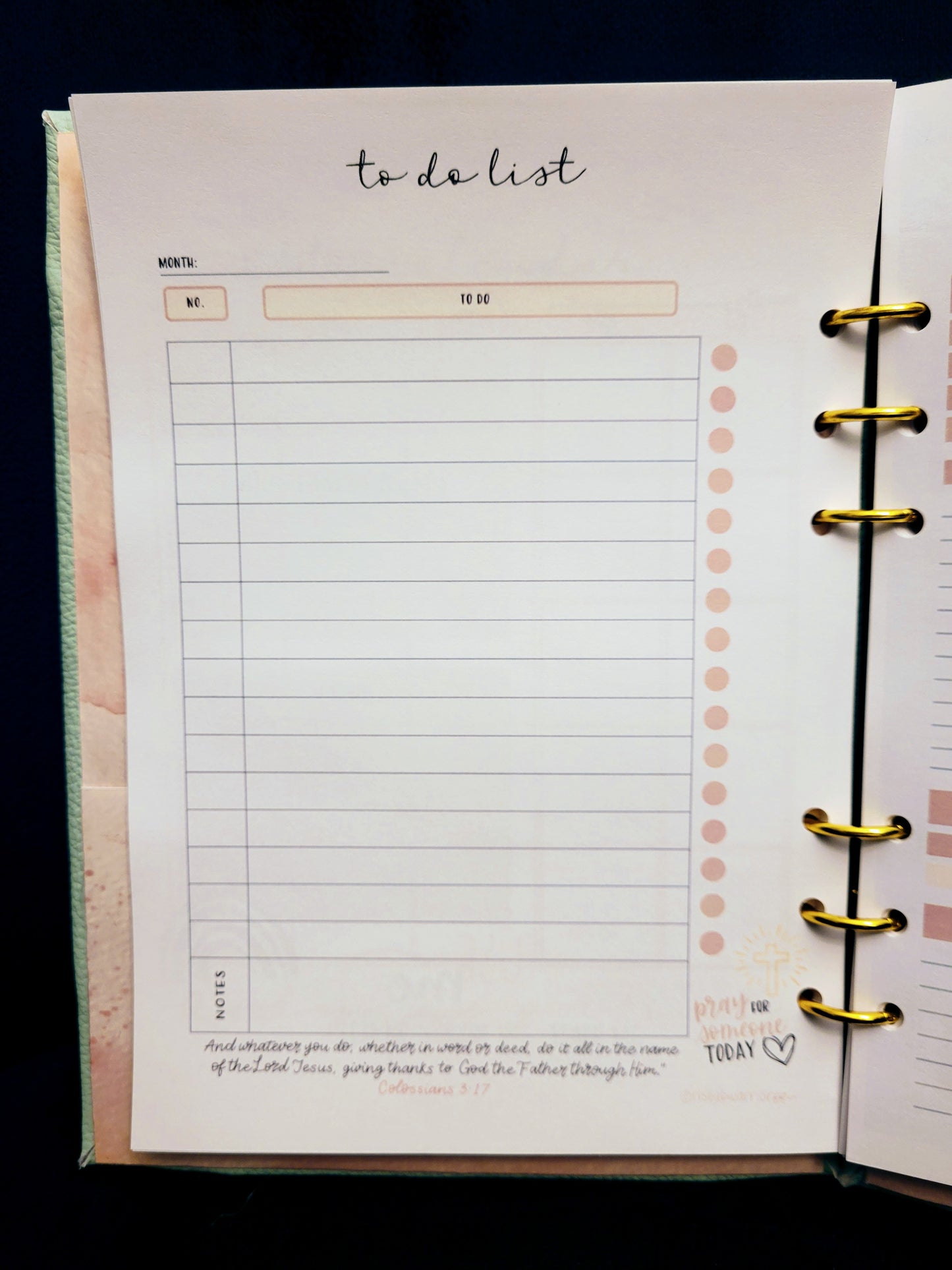 To Do List Planner Refill