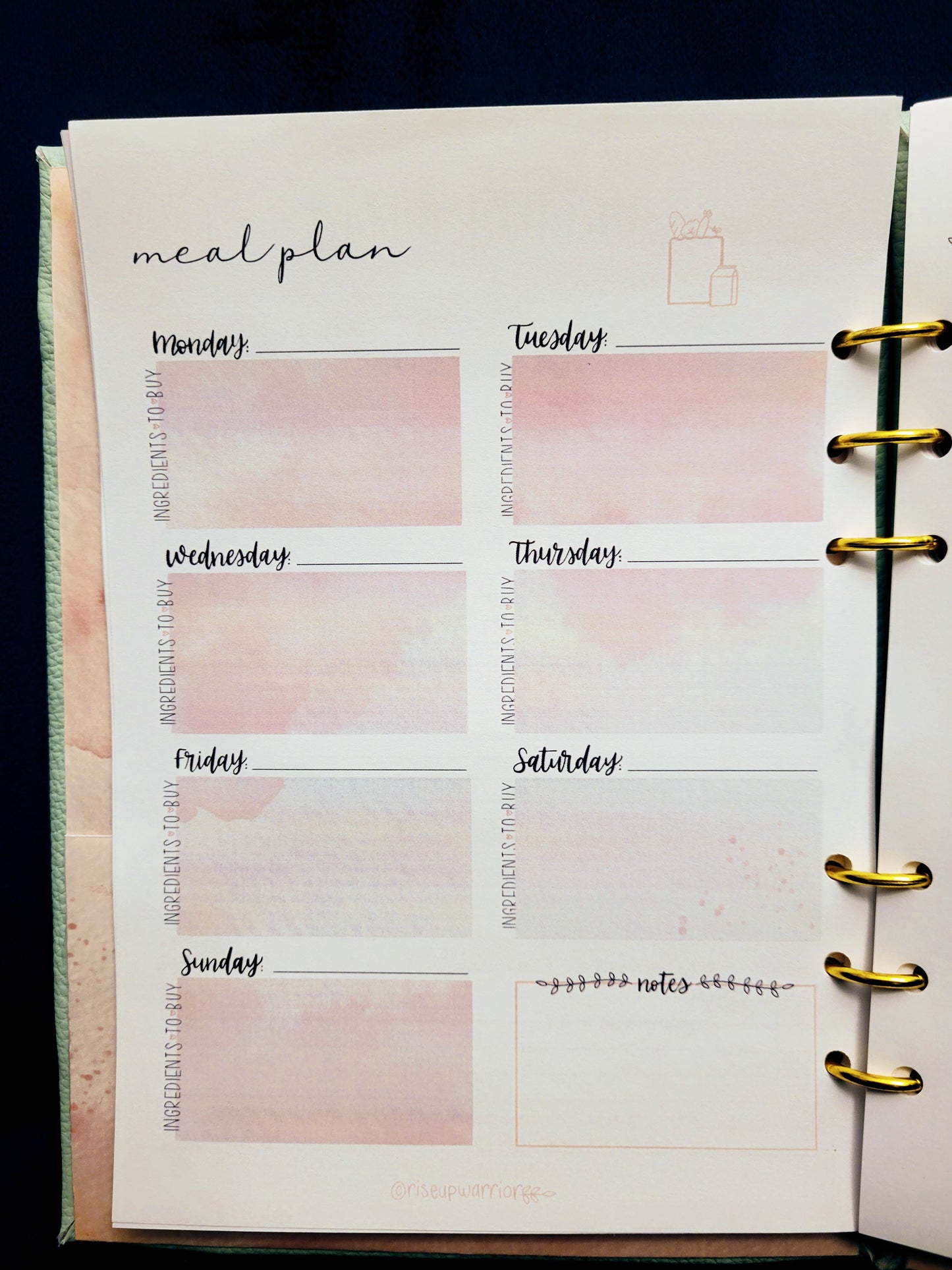 Jesus + Me Planner Month Refill