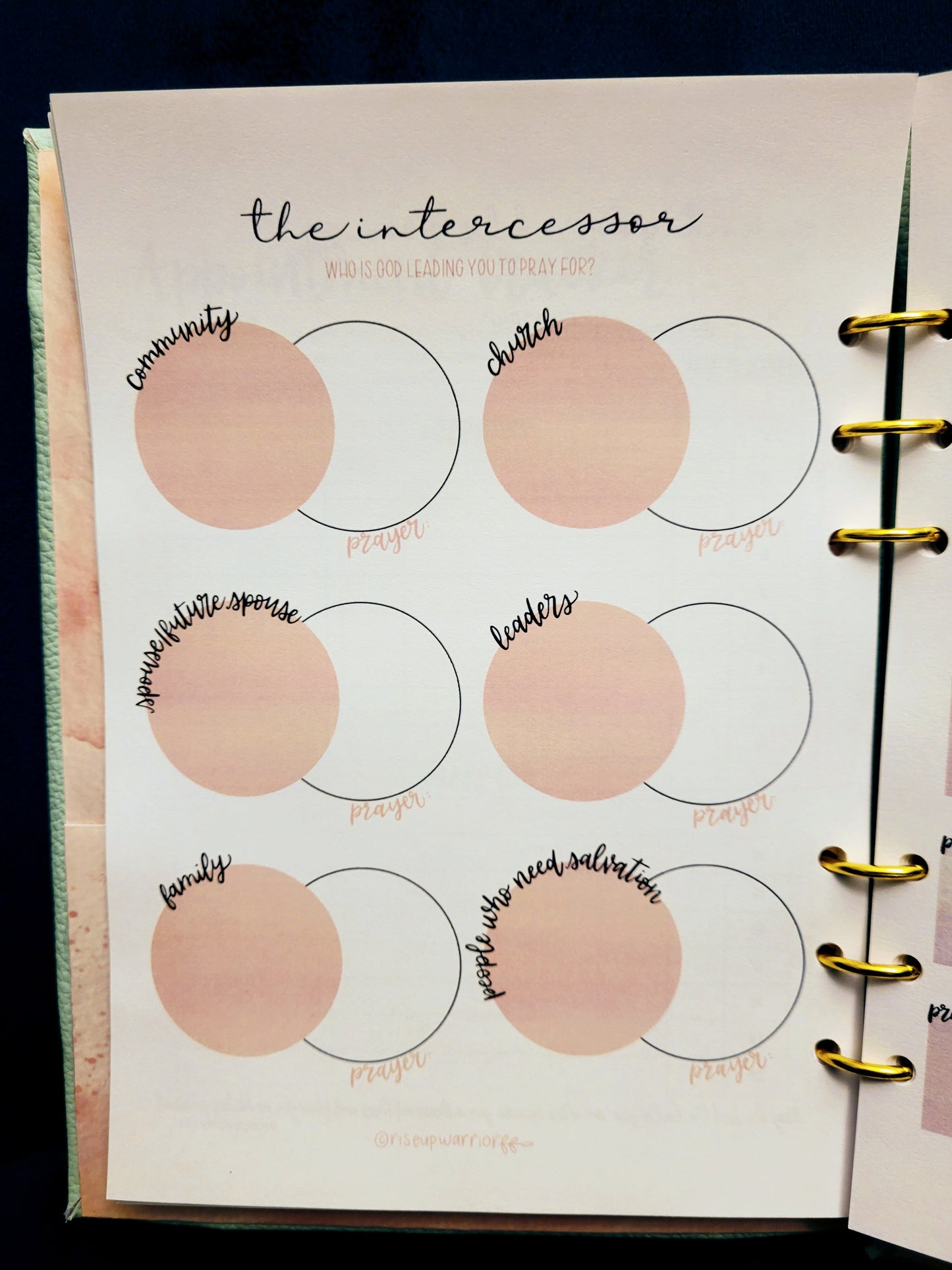 The Intercessor Planner Refill